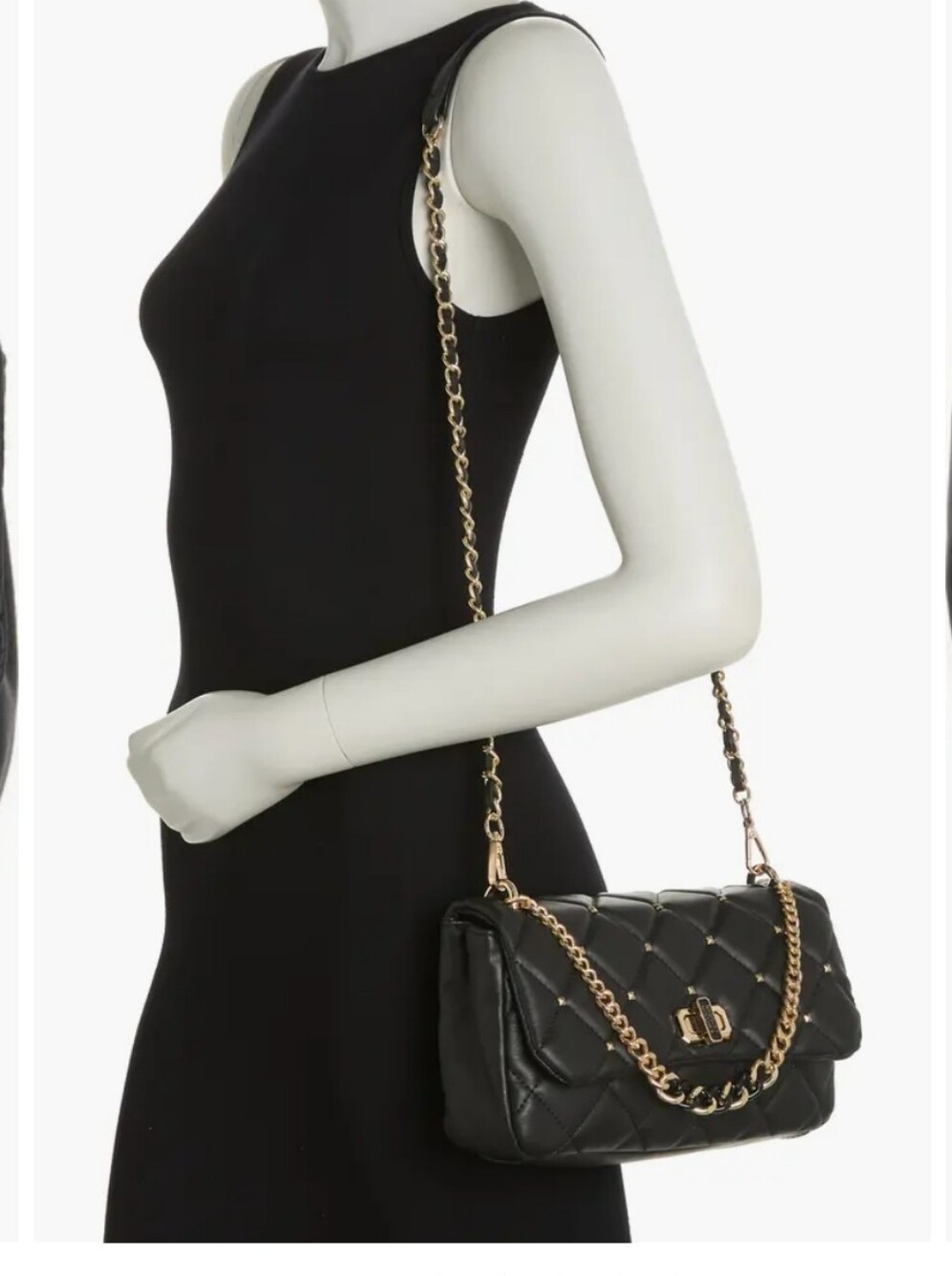 Badgley Mischka Diamond Quilted Studs Crossbody - NWT - Picture 2 of 15